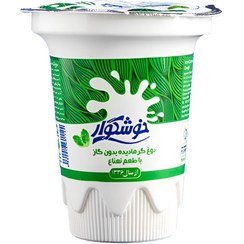 دوغ بدون گاز " لیوانی " خوشگوار - ( دوغ گرمادیده ) با طعم نعناع ( 250 میلی لیتر )