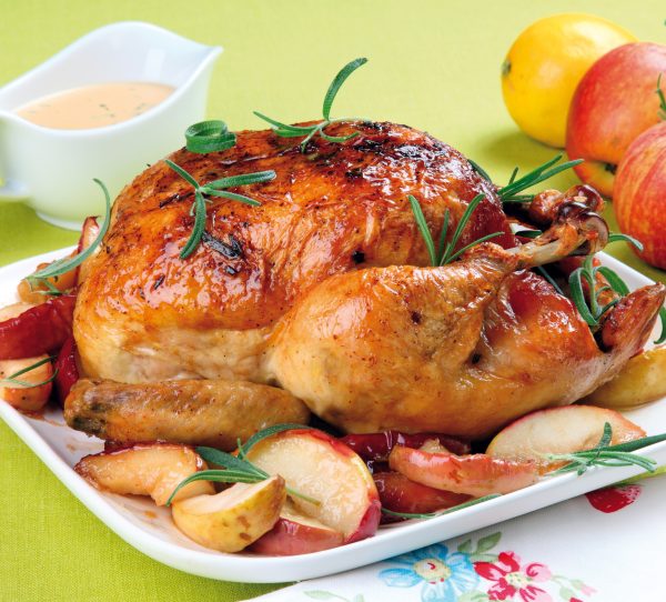مرغ سوخاری کامل متوسط و کوچک
